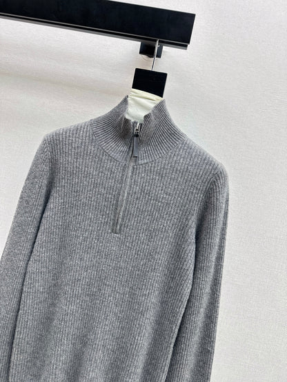 Brun NEW zip-up sweater