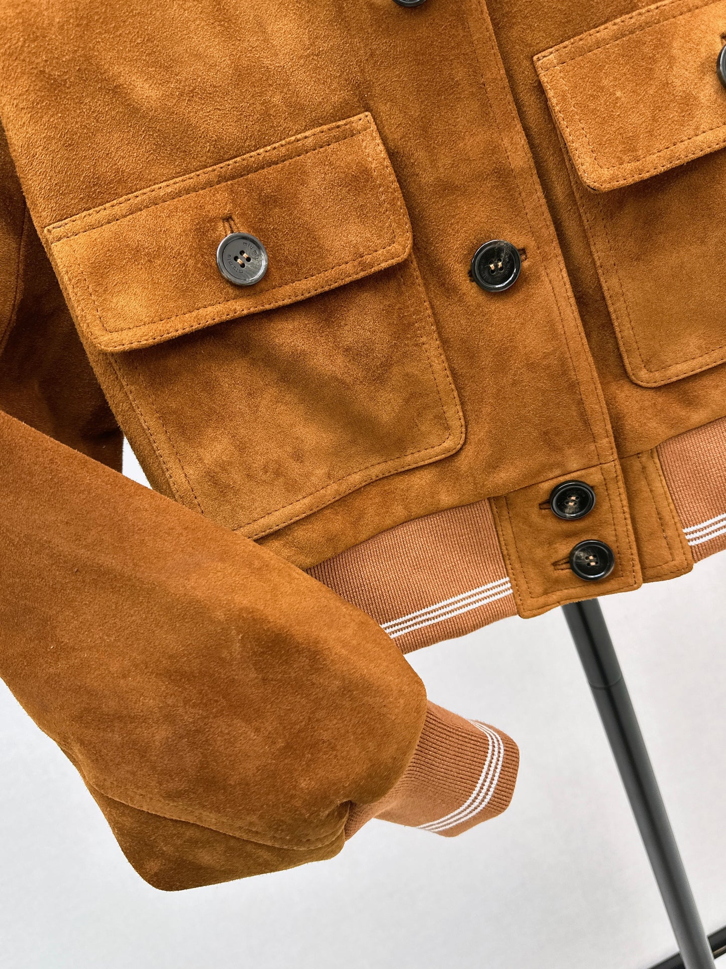 Miu NEW suede feather jacket