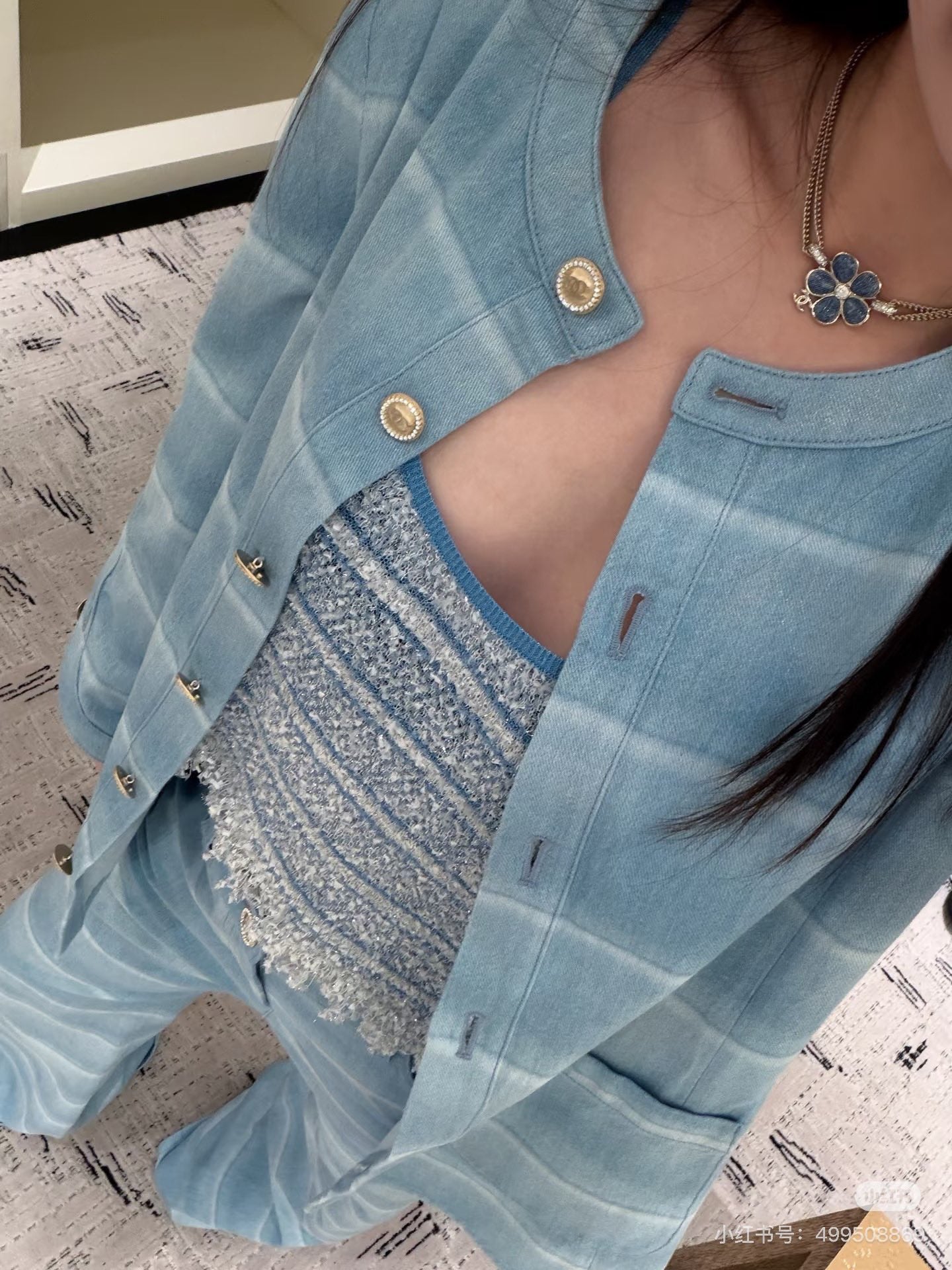 Chan NEW tassel knit camisole