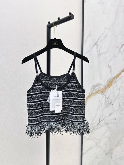 Chan NEW tassel knit camisole