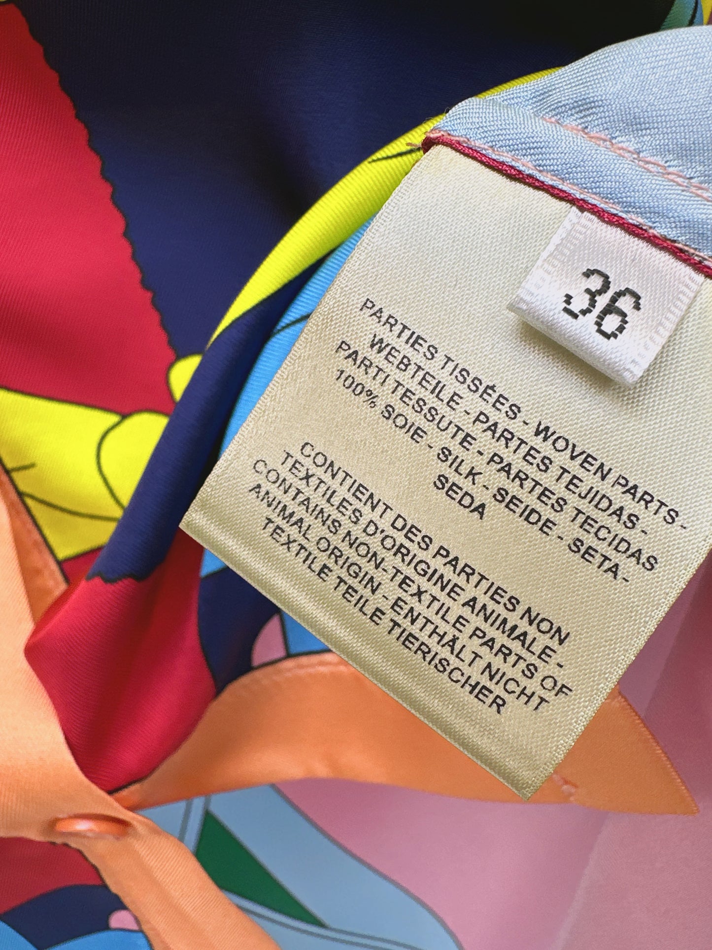 Herm NEW printed silk shirt