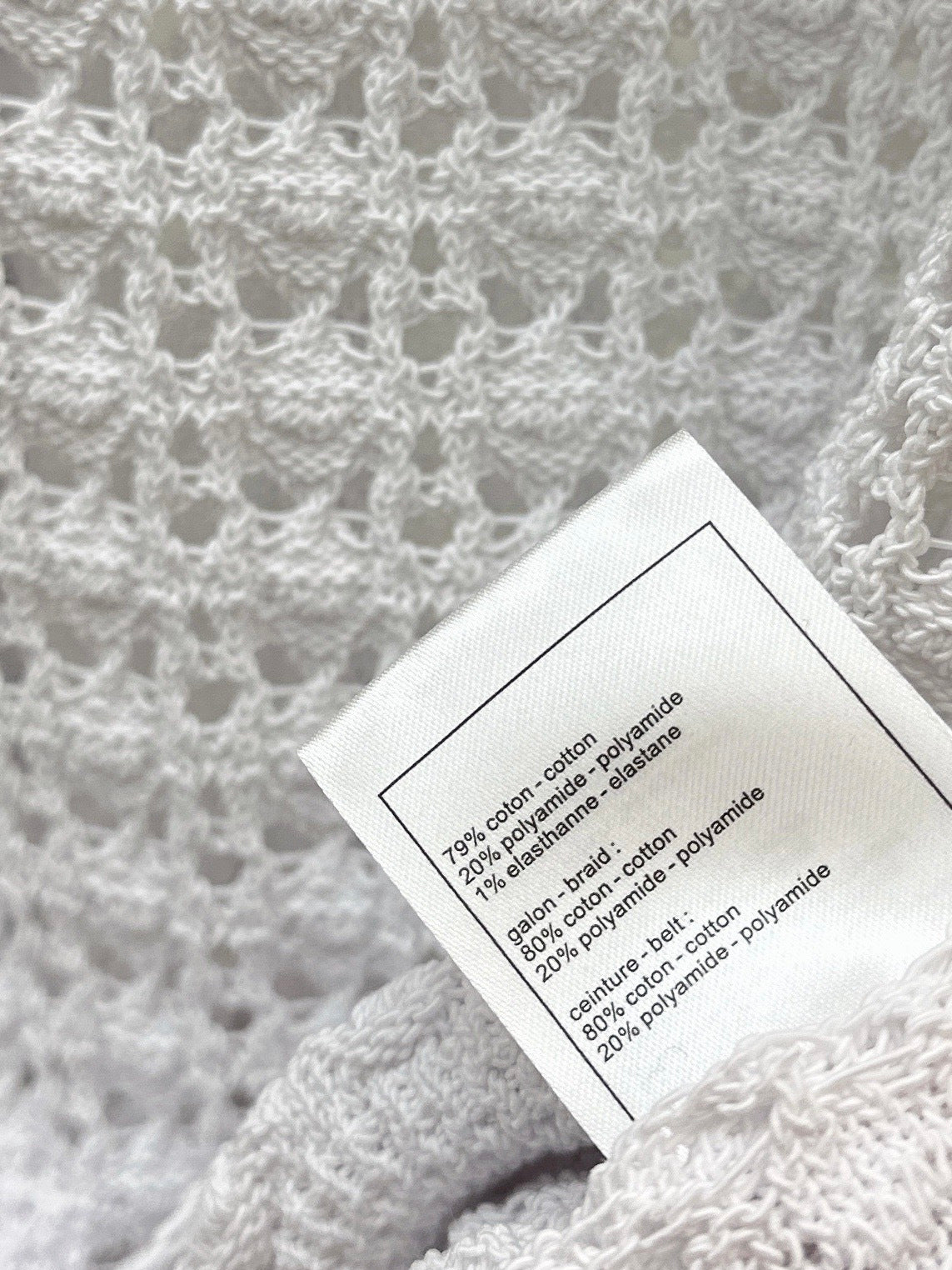 Chan NEW hollow knitwear