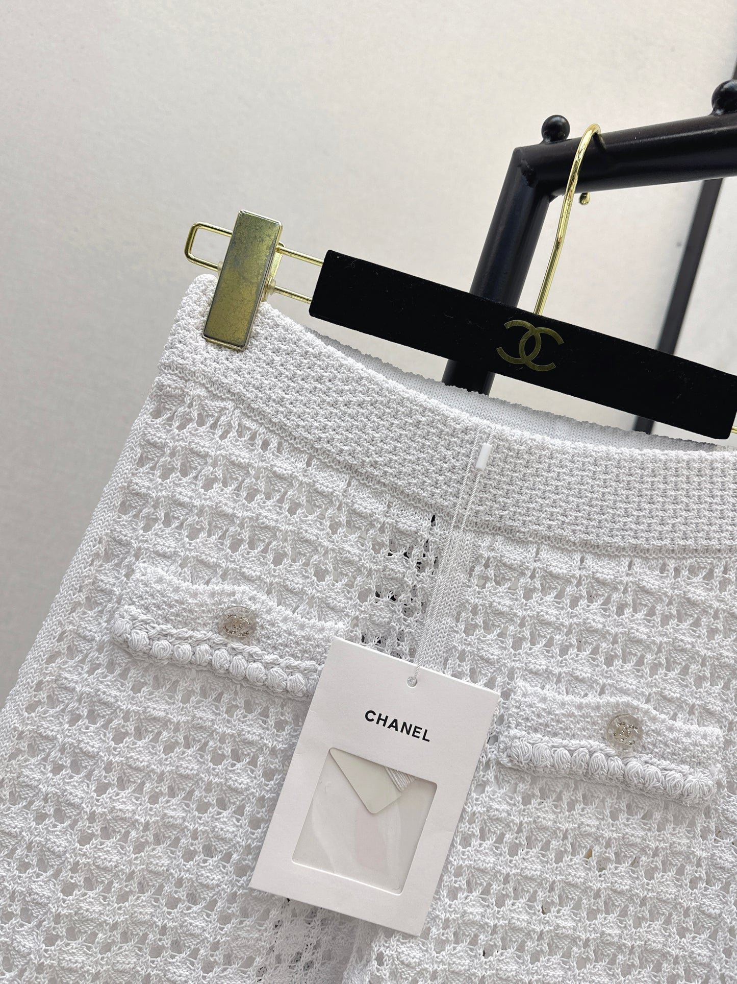 Chan NEW hollow knit pants