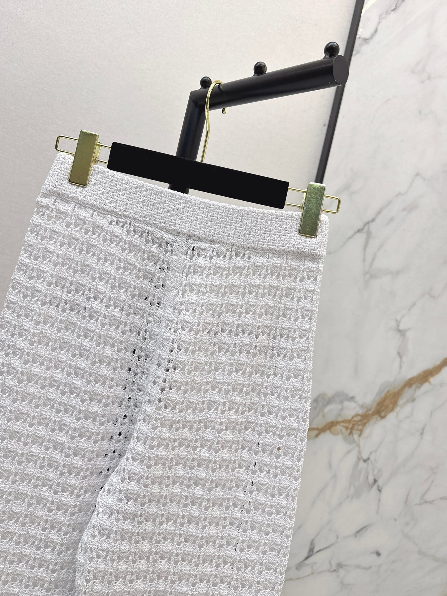 Chan NEW hollow knit pants
