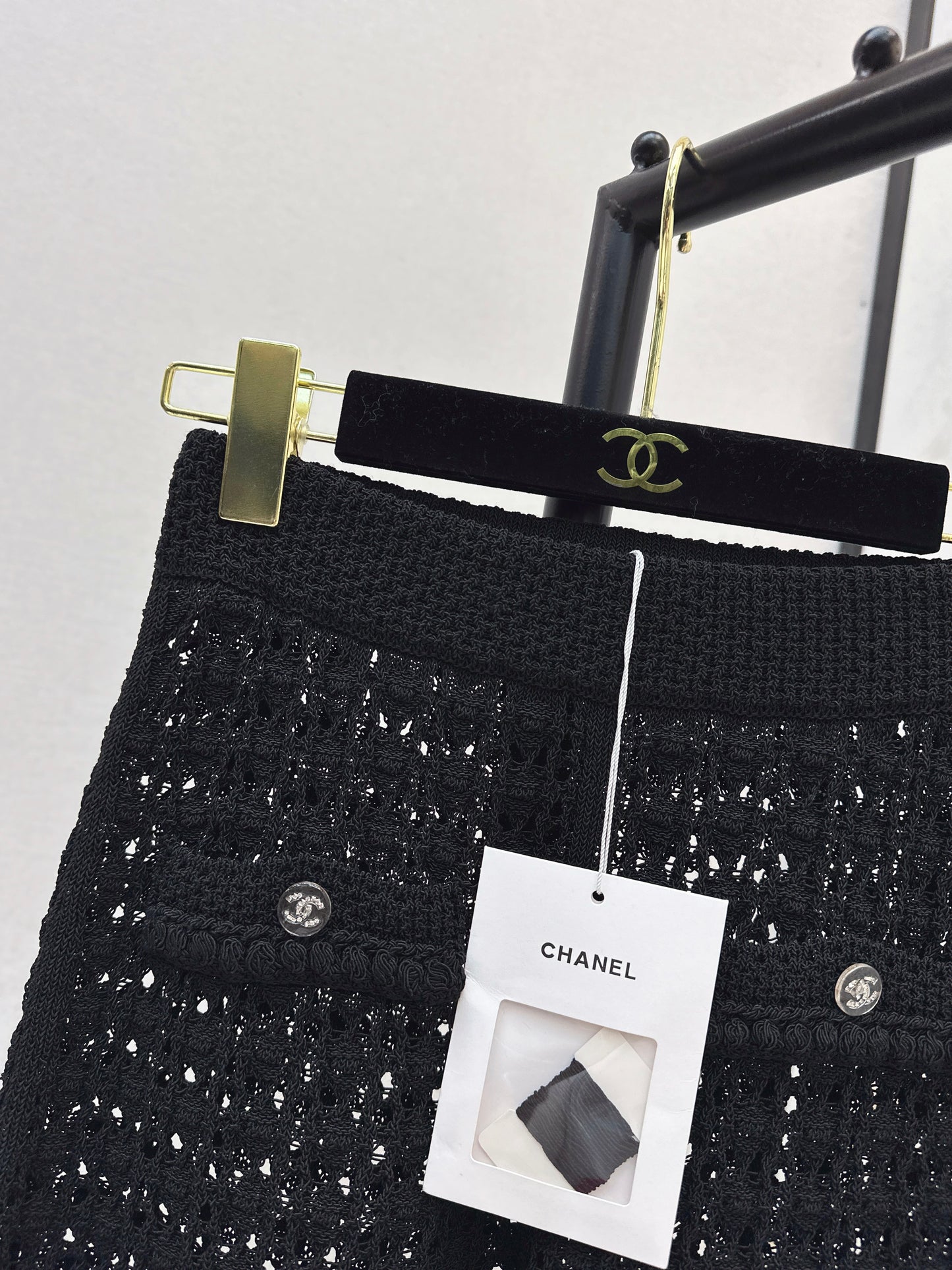 Chan NEW hollow knit pants