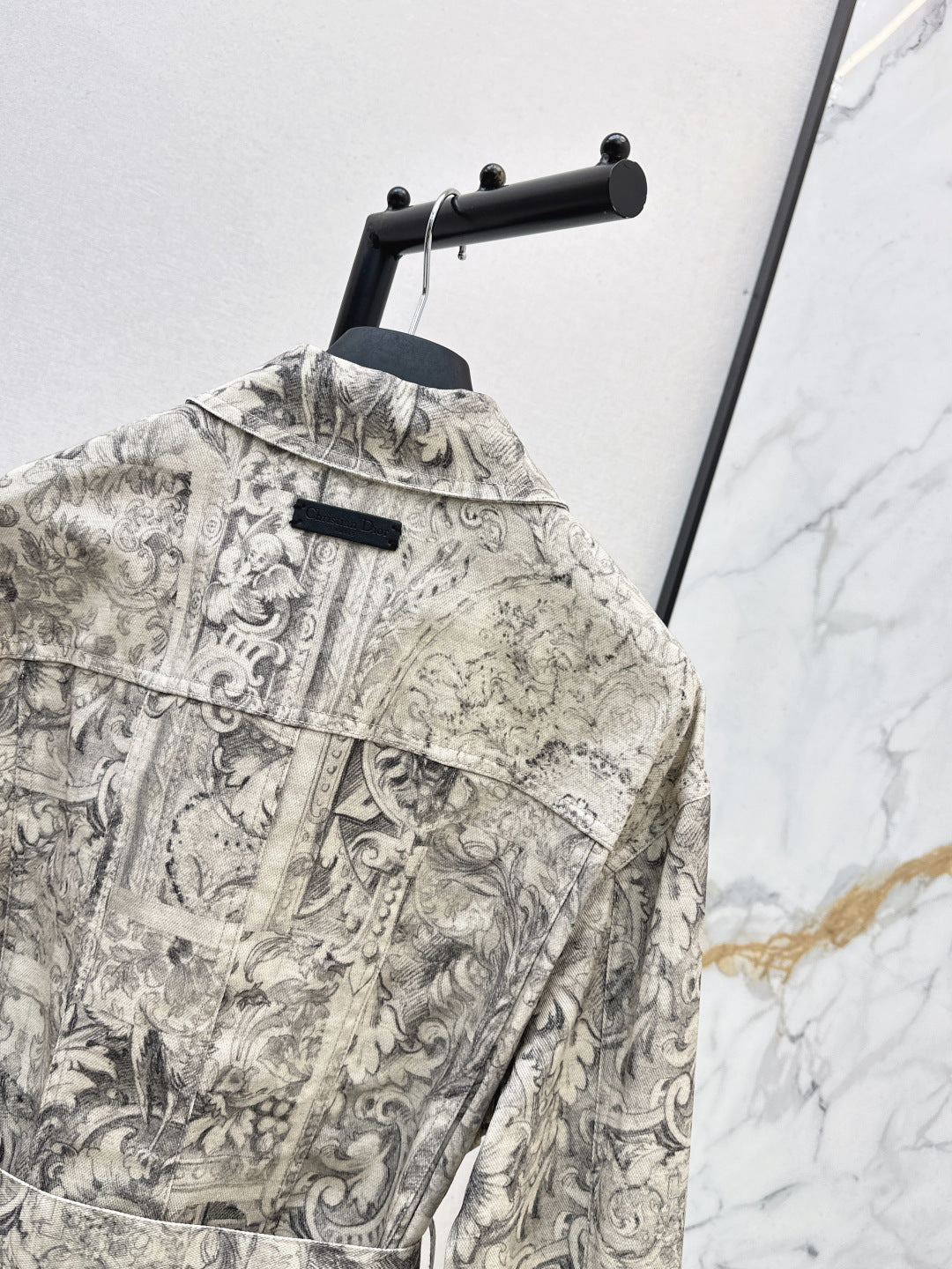 CD NEW printed denim jacket