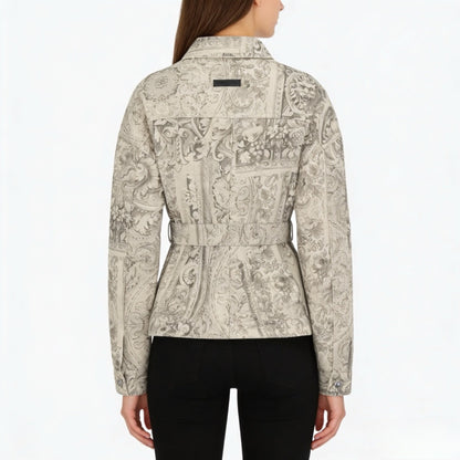 CD NEW printed denim jacket