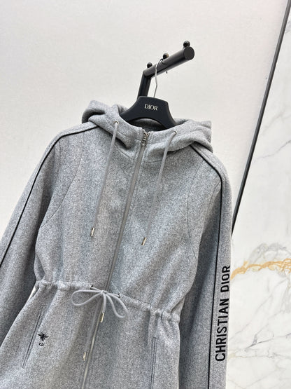CD NEW drawstring hooded jacket