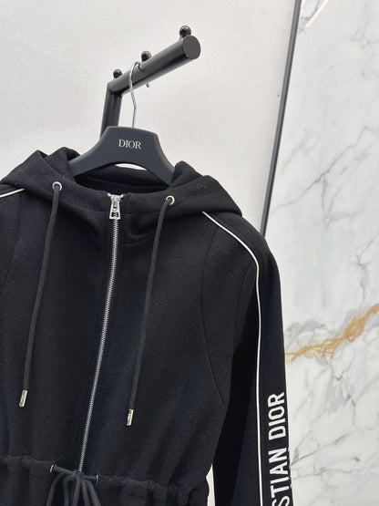 CD NEW drawstring hooded jacket