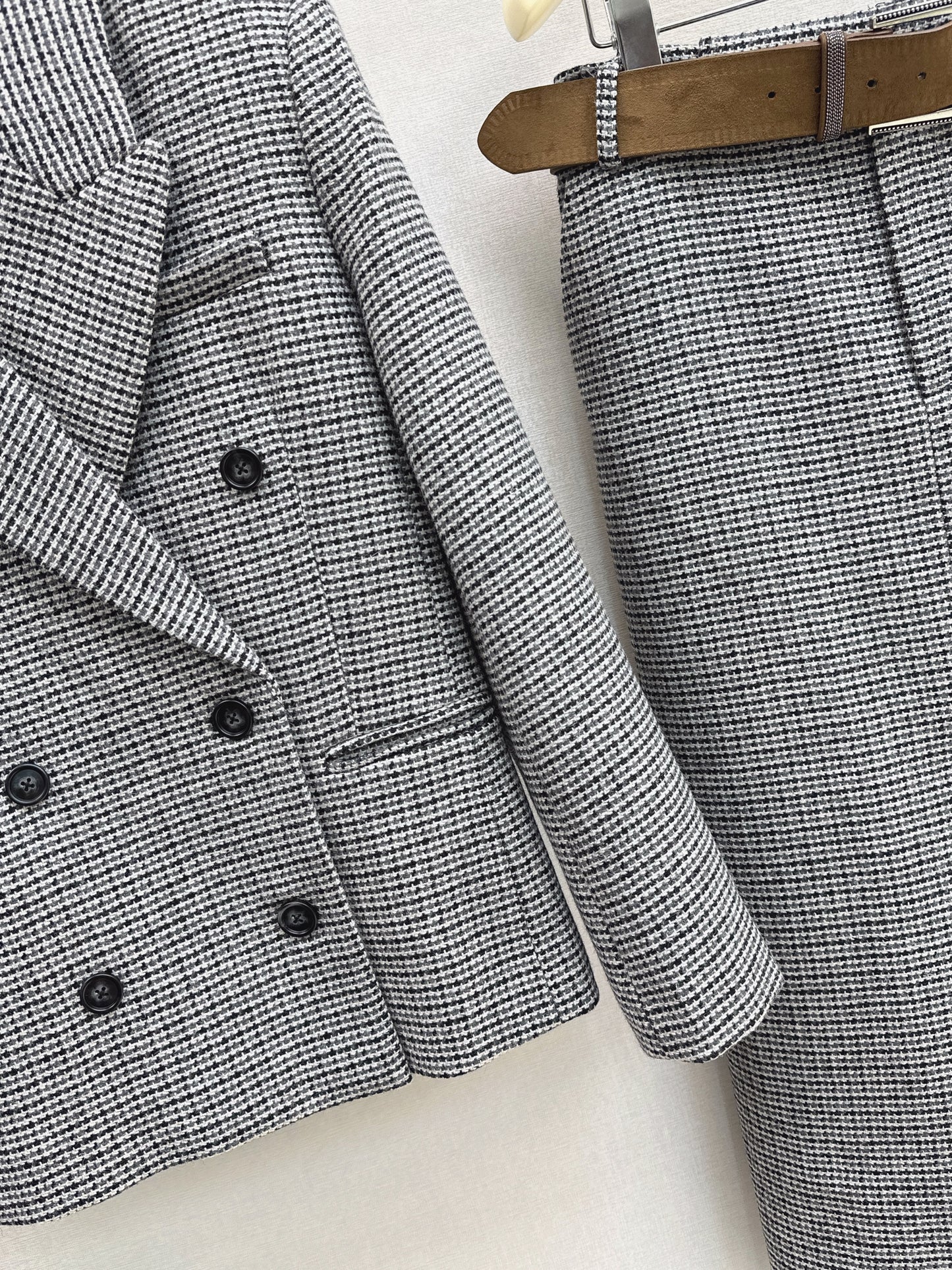 Brun' NEW houndstooth blazer