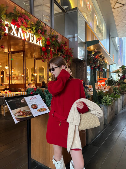 Loro NEW Zippered cardigan skirt set