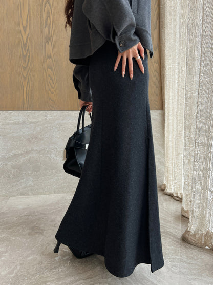 Brun NEW godet skirt