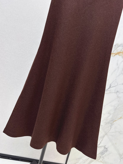 Brun NEW godet skirt