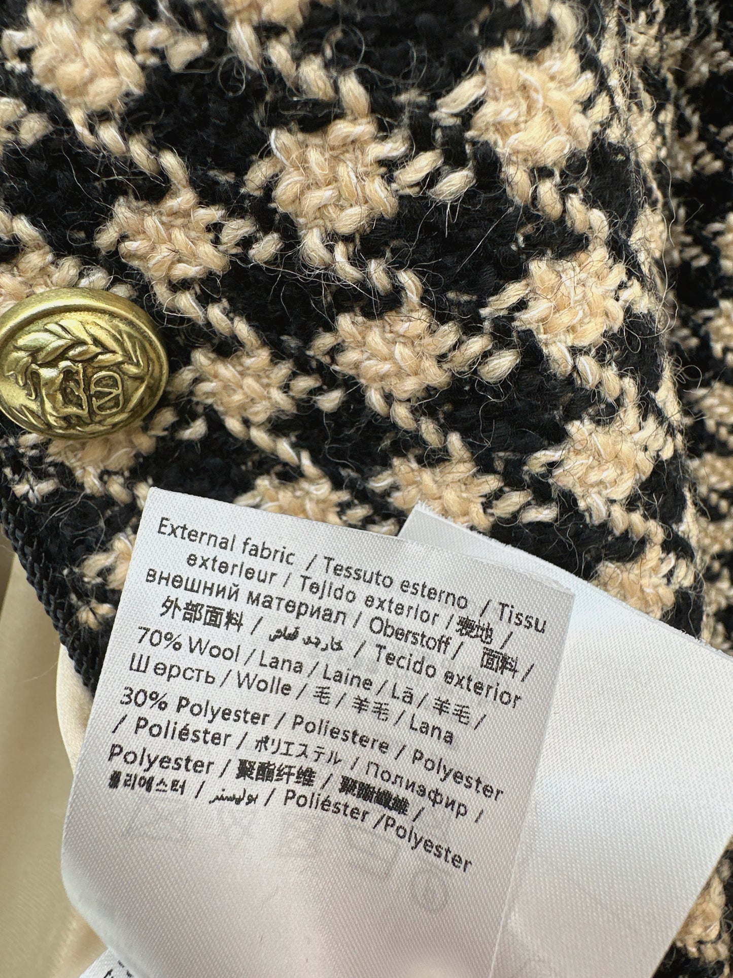 Valen NEW houndstooth jacket