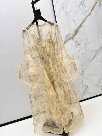 Zimm NEW silk printed dress