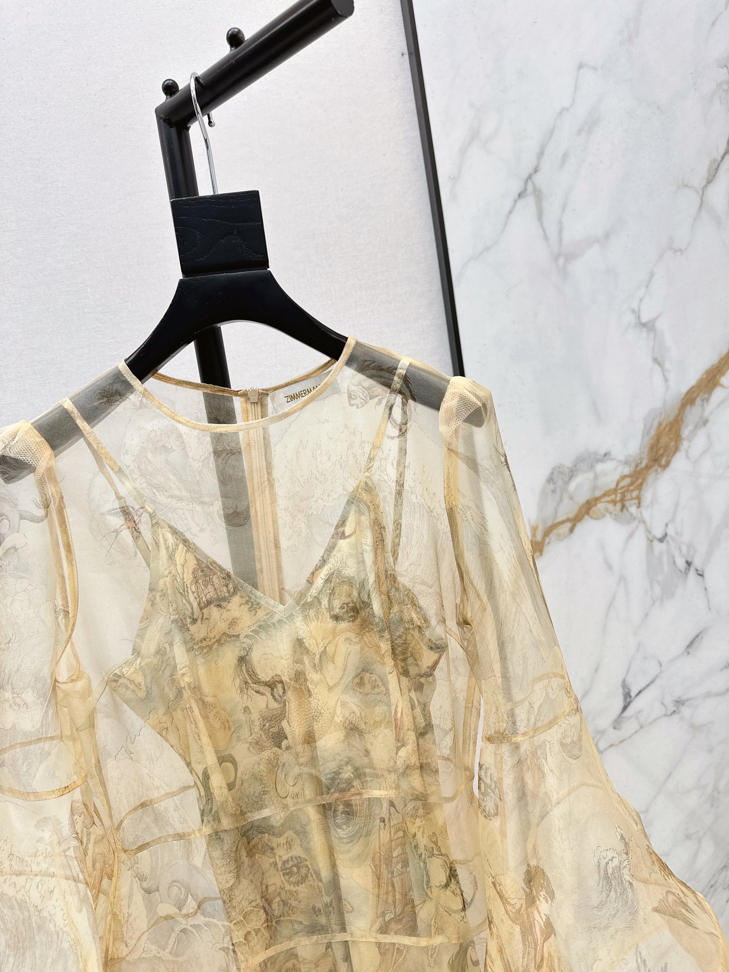 Zimm NEW silk printed dress