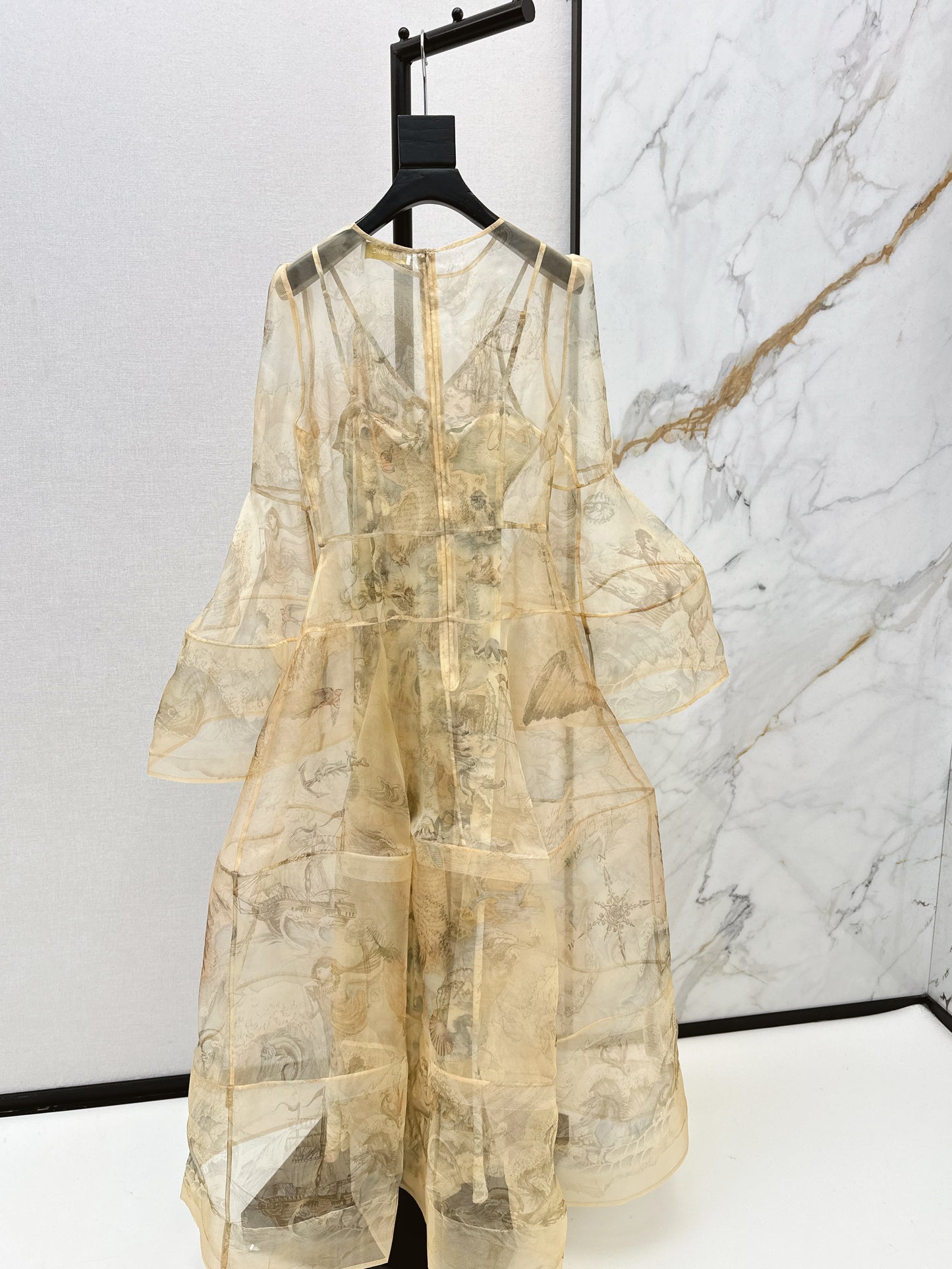 Zimm NEW silk printed dress