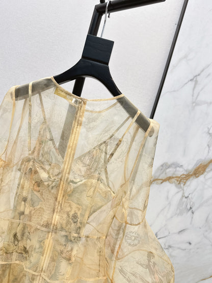 Zimm NEW silk printed dress