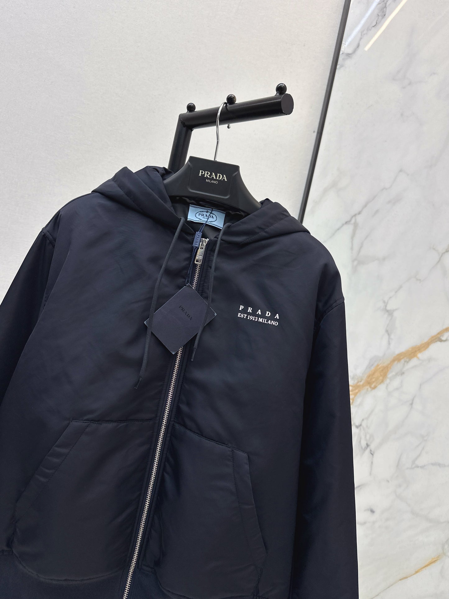 Pra NEW drawstring padded jacket