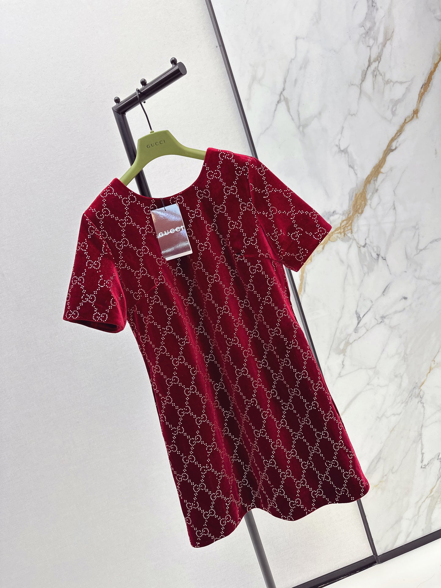 Guc NEW rhinestone dress