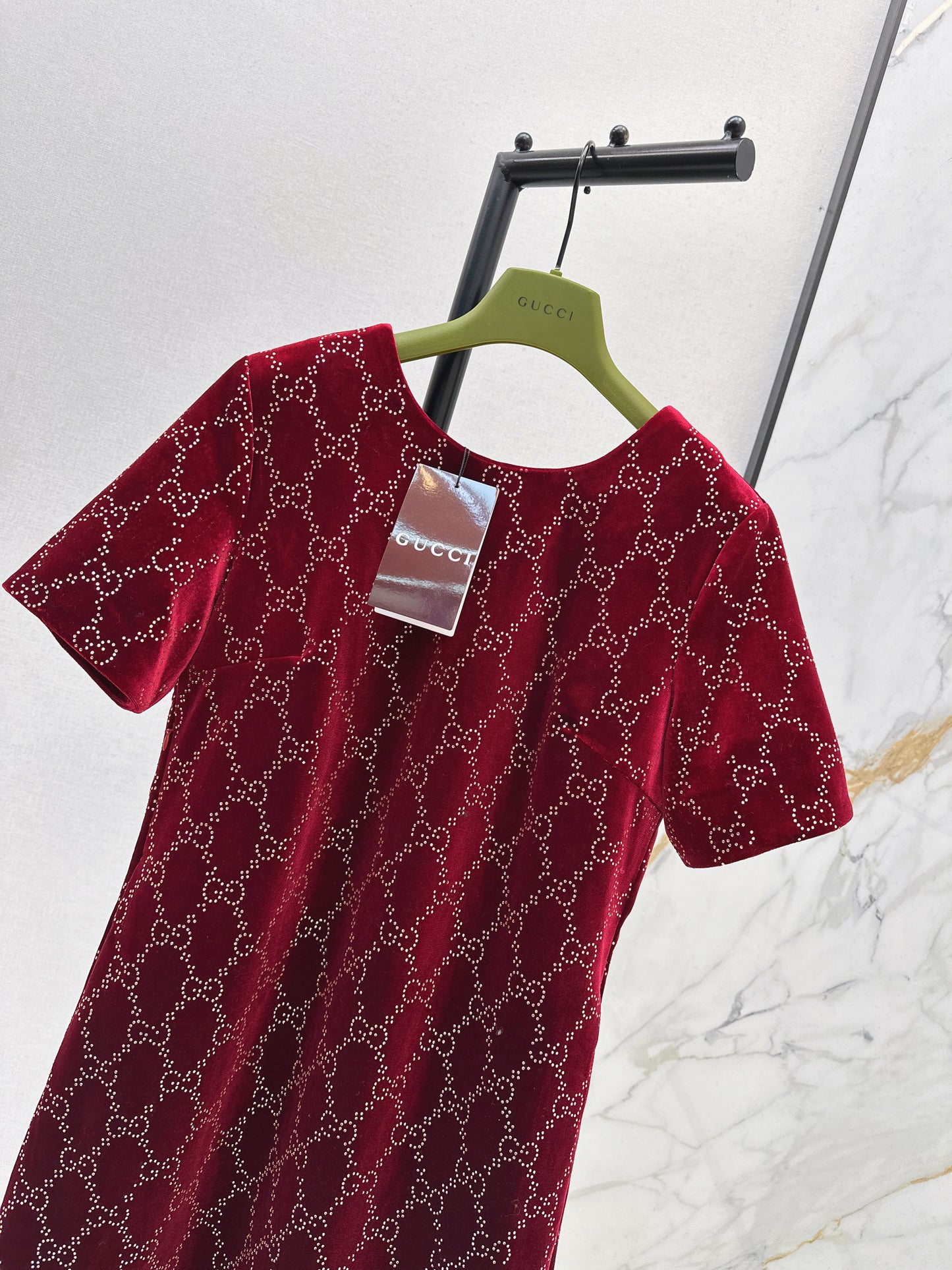 Guc NEW rhinestone dress