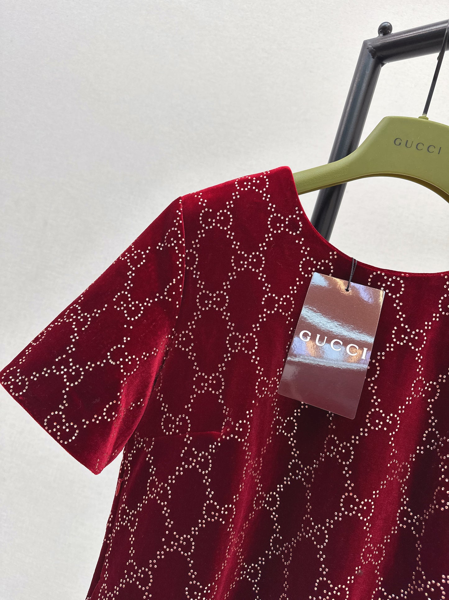 Guc NEW rhinestone dress