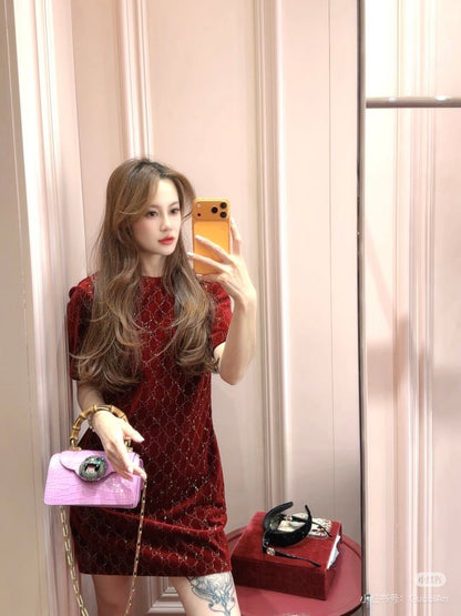 Guc NEW rhinestone dress