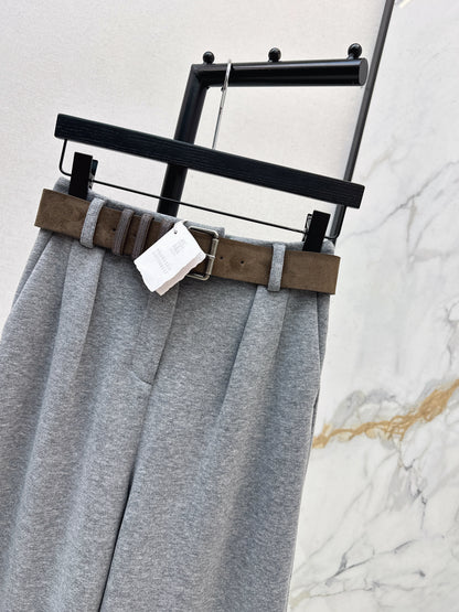 Ral NEW straight pants with belted