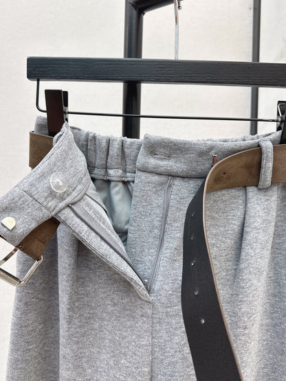 Ral NEW straight pants with belted