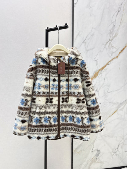 Loro NEW fair isle fleece jacket