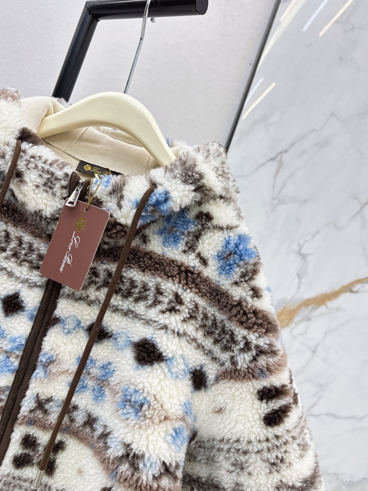 Loro NEW fair isle fleece jacket