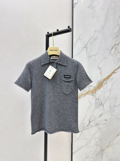 Miu NEW Polo knit shirt