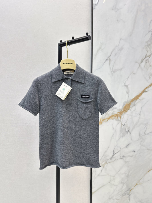 Miu NEW Polo knit shirt