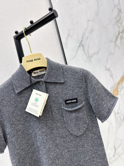 Miu NEW Polo knit shirt