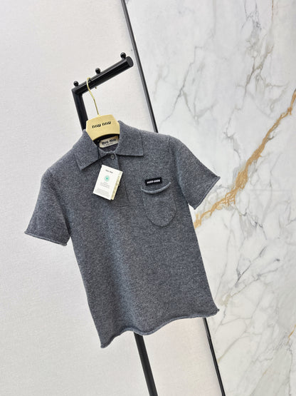 Miu NEW Polo knit shirt