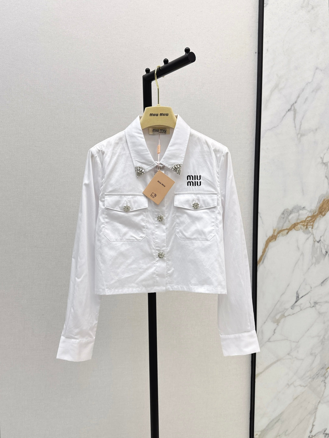 Miu NEW rhinestones shirts