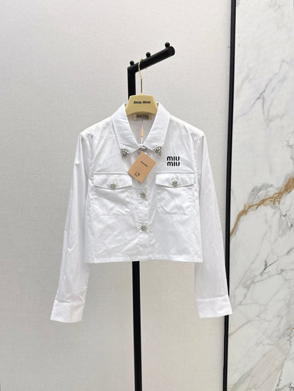 Miu NEW rhinestones shirts