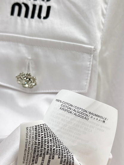 Miu NEW rhinestones shirts