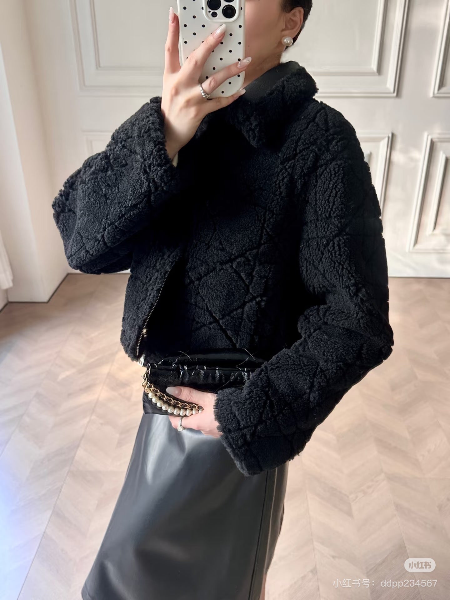 CD NEW reversible fur jacket