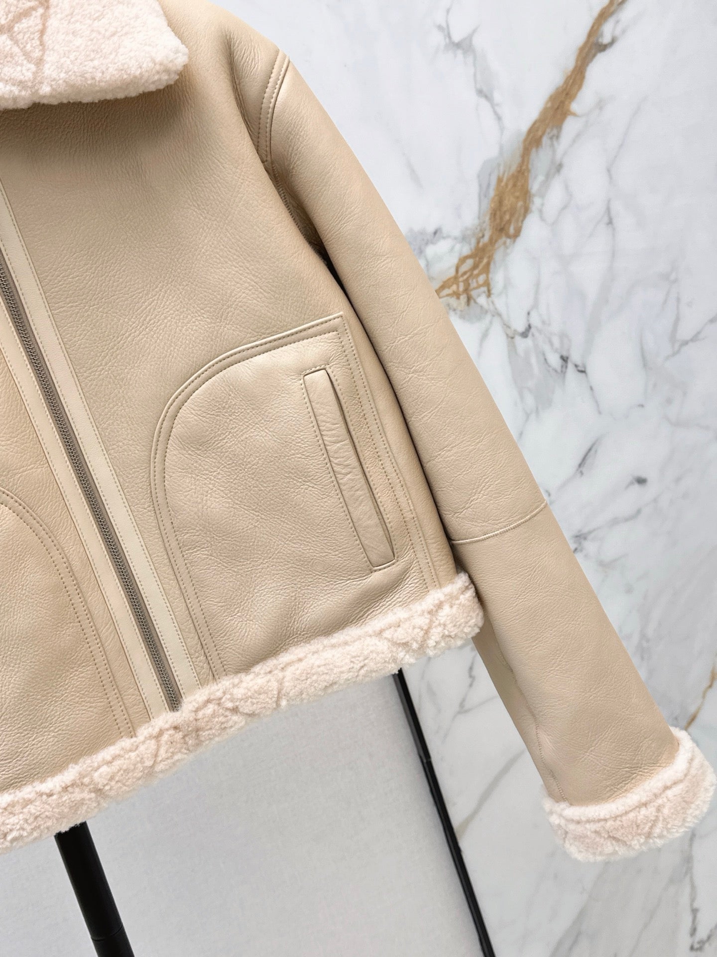 CD NEW reversible fur jacket