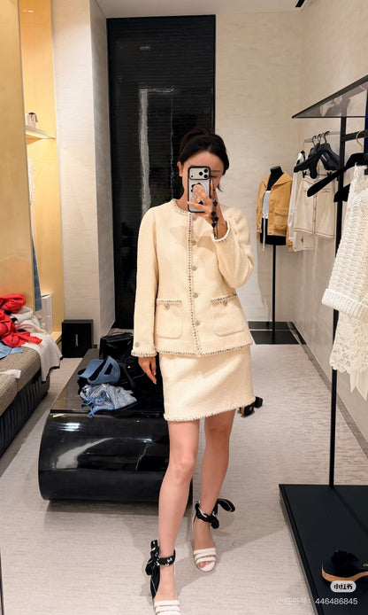 Chan NEW woven skirts