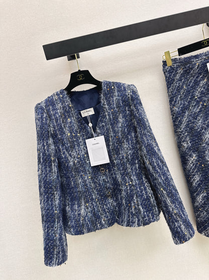 Chan NEW woolen woven jacket