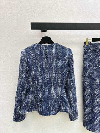 Chan NEW woolen woven jacket