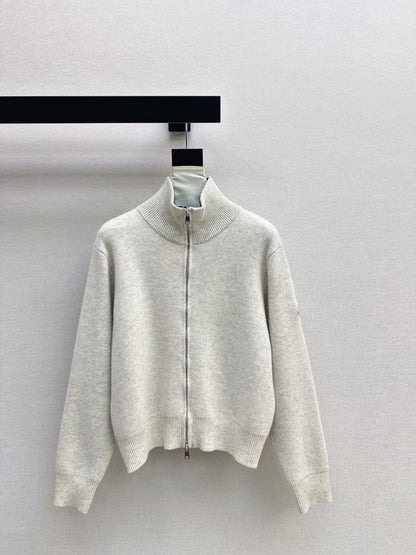 Monc NEW Zippered cardigan jacket