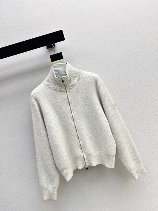 Monc NEW Zippered cardigan jacket
