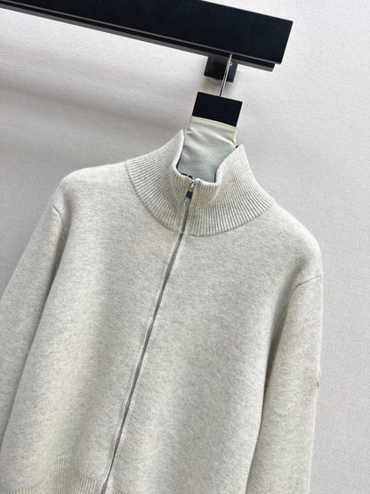 Monc NEW Zippered cardigan jacket