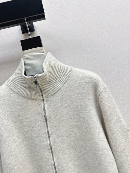 Monc NEW Zippered cardigan jacket