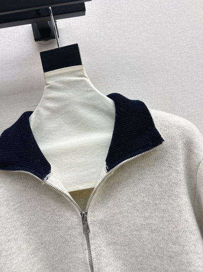 Monc NEW Zippered cardigan jacket