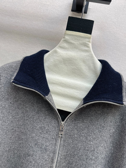 Monc NEW Zippered cardigan jacket