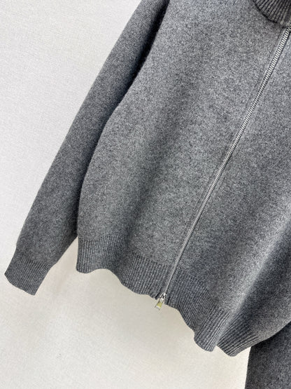 Monc NEW Zippered cardigan jacket